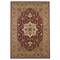 Homeroots 7 ft. 7 in. x 10 ft. 10 in. Polypropylene Red & Beige Area Rug 354178 - alternate 1